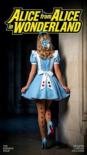 Alice in Wonderland 🐇 - Fashion Lookbook Catwalk in castle