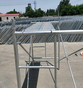 [Hot Item] Scaffolding Frames Aluminum Steel Frame Portable Mobile Step Ladder Steel Shoring Scaffolding Narrow Frame