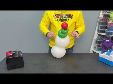 How to make Balloon Snowman ☃️ | Balloon Twisting Tutorial