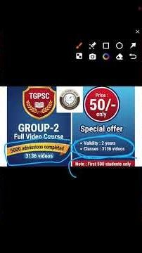 TGPSC GROUP 2 Full Video Course🔥👌🏻| #tgpsc #group2 #groups #telanganajobsupdates