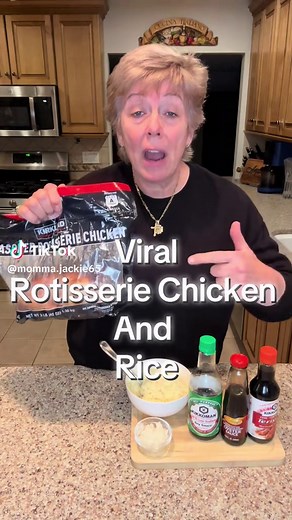Easy Viral Rotisserie Chicken and Rice Recipe