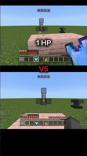projectile protection 4 VS protection 4 #minecraftshorts #minecraft