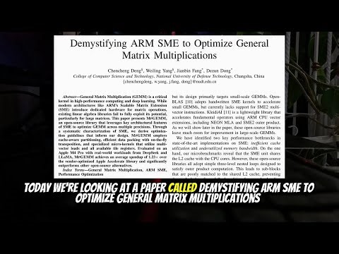 Demystifying ARM SME to Optimize General Matrix Multiplications (Dec 2025)