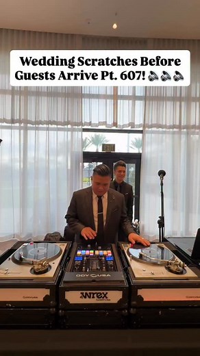 Wedding Scratches Before the Guests Arrive – Pt. 607 🔉🎧 Quick warm-up before the party even starts. Nothing like fresh cuts to set the vibe early. Assist: @djghostbear Want this energy at your wedding? Or want to learn how to scratch like this? 🎧 Book DJ Wrex: synergyeventsco.com Link in Bio to start learning! #DJWrex #WeddingDJ #prodjlab | DJ Wrex