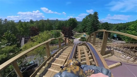 15K views · 165 reactions | The Bobcat is on the prowl at Six Flags Great Escape and Hurricane Harbor! Take a 360 POV ride on the latest wooden coaster to open from The Gravity Group  | American Coaster Enthusiasts | Facebook