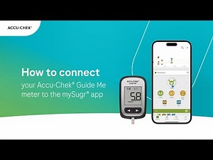 How to connect your Accu-Chek Guide Me to mySugr (ios, mmolL)
