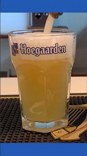 Beer Glassware - Hoegaarden Hexagonal Glass