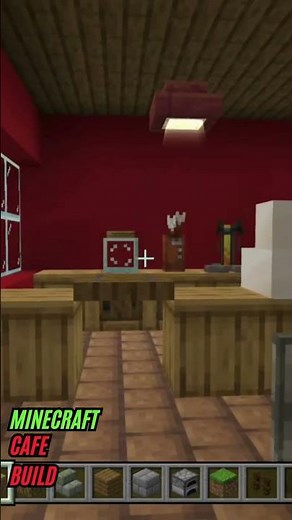 We Built A Cafe In Minecraft #minecraft