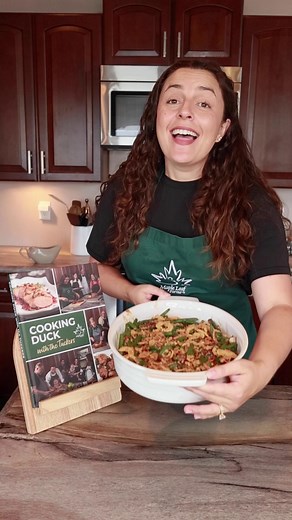 269 reactions · 35 shares | Cooking with the Tuckers: Duck Bacon Green Bean Casserole. Liv is bringing you a Thanksgiving staple on today's episode! Duck bacon elevates this classic Thanksgiving dish.朗 | Maple Leaf Farms | Facebook