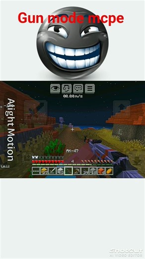 Minecraft pe gun mode mcpe,#minecraft #trendingshorts #minecrafthindi #survivalgame #minecraftshorts