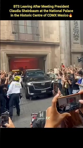 BTS Leaving After Meeting President Claudia Sheinbaum at the CDMX National Palace in Maxico🔥💜