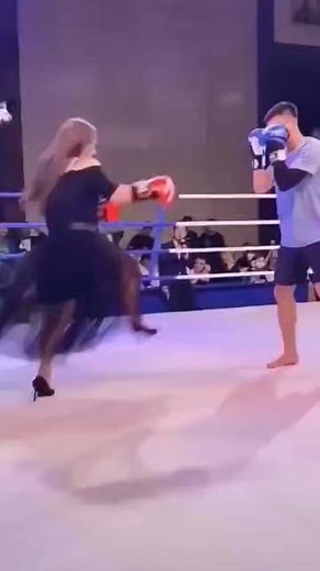297K views · 1.8K reactions | Couple decides to put on a boxing match for family and friends and it ends up like this. #Boys #TheBoys #Fights #Boxing #Sparring #FightNews #Fighters #Funny #Comedy #Bones #ImagineDragons #MMA | MMA LockerRoom | Facebook