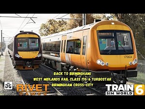 Back To Birmingham! | West Midlands Rail Class 170/6 Turbostar | Birmingham Cross-City | TSW6