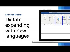 Microsoft Dictate expanding with new languages