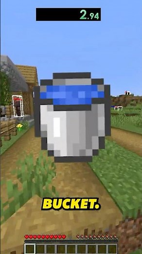 Speedrunning a Waterbucket in Minecraft
