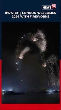 London marks the beginning of 2026 with a dazzling fireworks show along the Thames. N18S