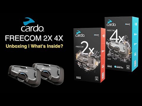 Cardo Freecom 2x & 4x Unboxing | What's Inside?