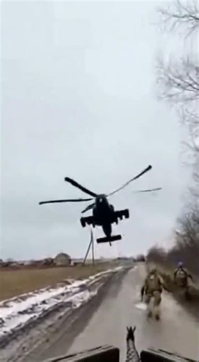 Close Attack Helicoper passing