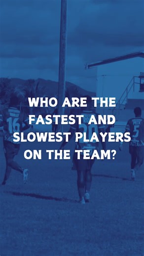Every team has some speedsters and some… let’s call them ‘strategic movers’. ——— #fyp #portmoreunited #homeofthebrave #fastest #slowest #football