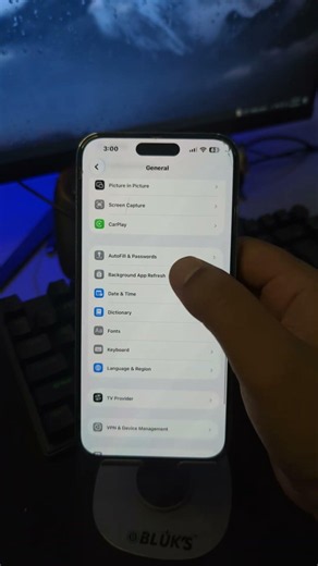 Turn off Background App Refresh to save battery 🔋📱