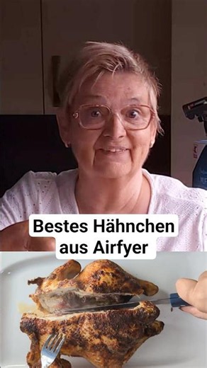 Omas Trick für saftiges Hähnchen aus dem Airfryer 🔥 Ganzes Hähnchen gelingt so! | 1001 Ideen #0023