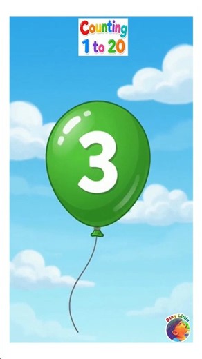 Counting 1 to 20 with balloons ||Number balloons #kidslearning #staylittlechannel