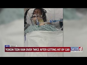Yukon teen ran over twice after getting his by car