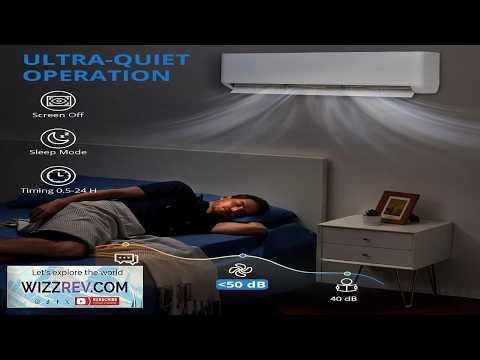 Garvee 4 Zone Mini Split AC Heating System 35000 BTU Dual Zone