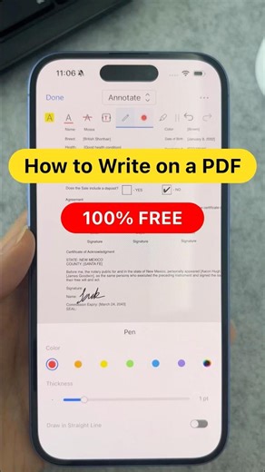 How to Write on PDF Documents in Mobile