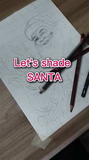 Santa Claus realistic drawing 💖 Part 2 🎅 #art #short #drawing #santa