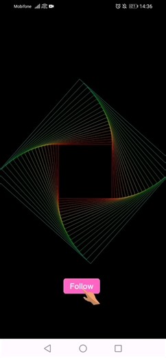 Animation Colour square by Python#square #code #python