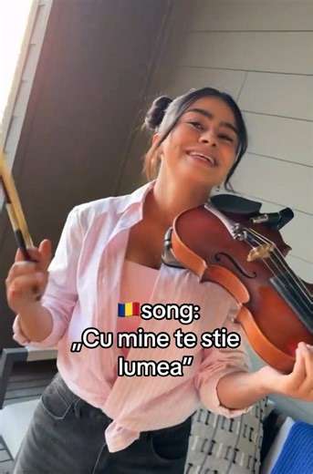 Violin Cover of 'Cu mine te știe lumea'