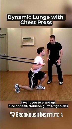 Dynamic Lunge with Chest Press