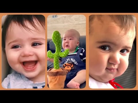 Cutest Baby Reactions Ever 😆 Funniest Laughing Moments Compilation #trending #babu #cutebaby #cactus