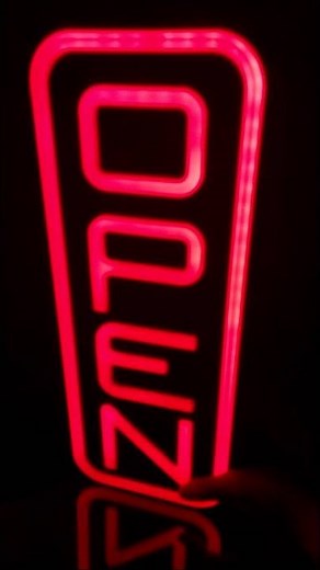 Greenlight Innovations Open LED Sign GLI 1053 Functions/Colors