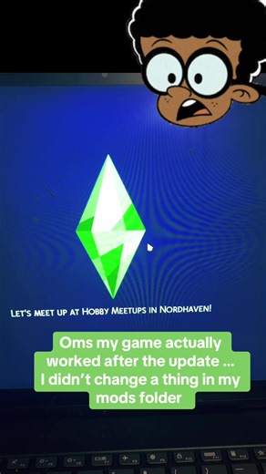 How I feel knowing my game worked I was ready for a long clean up session. Loading time was less than a min I HAVE ALMOST 5,000 mods/cc! #sims4 #sims4mods #sims4update #fyp