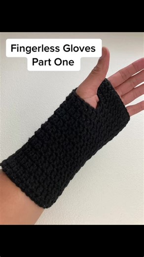 Crochet Fingerless Gloves Tutorial