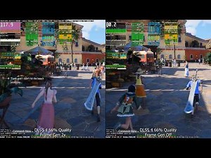 Final Fantasy VII Rebirth [v1.004 New Update Patch] DLSS 4 & Frame Gen Quality/FPS Comparison FF7R