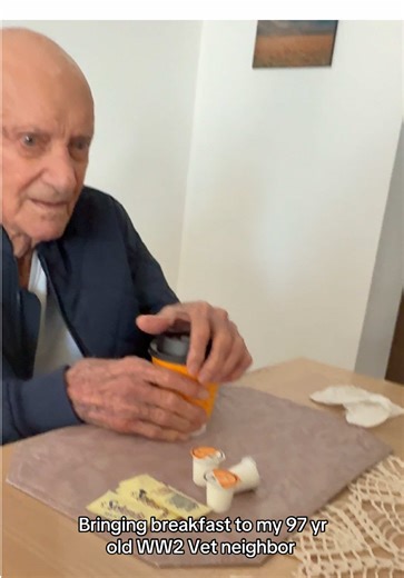 Breakfast with Ross @McDonald’s #97 #veteran #neighbor #ww2 #realhero | Breakfast