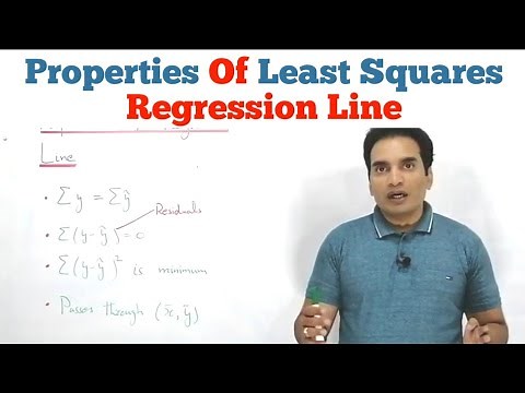 Regression | Lecture # 4, Properties Of Least Squares Regression Line | Muhammad Usman In Urdu Hindi