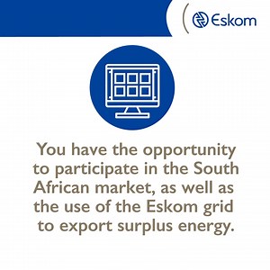 2.4K views · 23 reactions | Power up safely and sustainably. Authorised Small Scale Embedded Generators are your gateway to legal market participation, grid access, and green credentials. Pleasse visit https://www.eskom.co.za/distribution/small-scale-embedded-generators/small-scale-embedded-generation-sseg-connection/ for Eskom's application process. #rooftopPV #InfoRecap | Eskom Hld SOC Ltd | Facebook
