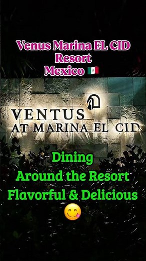 Ventus Marina El Cid Resort, Mexico All inclusive | All Restaurants & Food tour🇲🇽 🍽️ #viralshorts