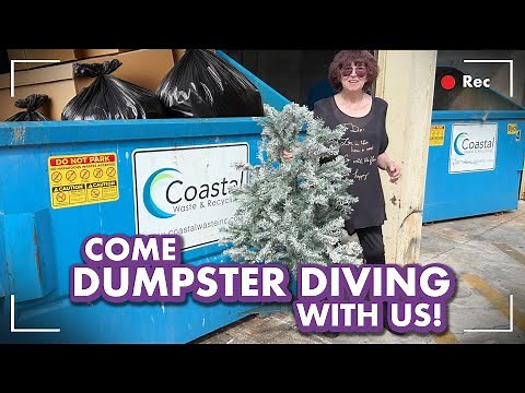 First Dumpster Dive Of 2025! Plus Some Old Dives We Never Showed You - Dumpster Diving Haul