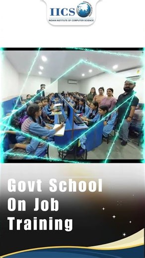Government School Students Experience Computer Training at IICS