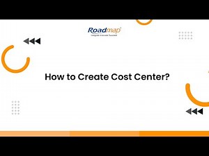 How to Create a Cost Center Creation?