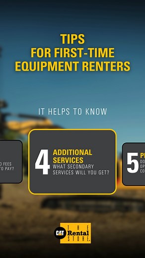Are you new to renting equipment? ️ Don't worry, we've got you covered!  Check out our guide on what to consider when renting equipment from The Cat® Rental Store. ✨ Get more tips here: https://bit.ly/44cjneM. #ConstructionEquipment #RentalTips #rentequipment #TheCatRentalStore #letsdothework | The Cat Rental Store | Facebook