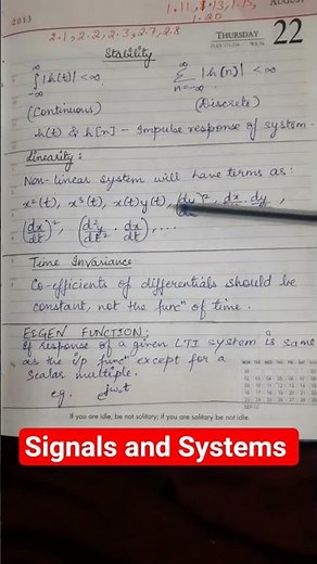 Signals and Systems #signalandsystems