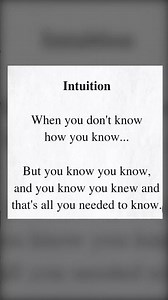 Intuition explained