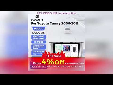 A must-have product! DUDUAUTO DUDU7 Android13 Intelligent system Car Radio Multimedia Player GPS F