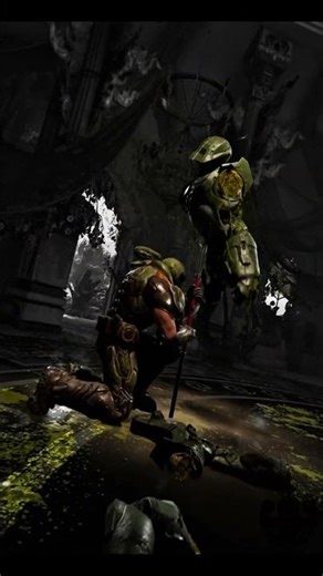 Doom Slayer GORE Fatality! #doomslayer #mk1 #shorts